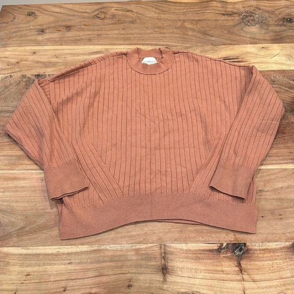 Abercrombie & Fitch | Soft as A&F | Crewneck Sweater | Rusty Brown | size M - Picture 1 of 5